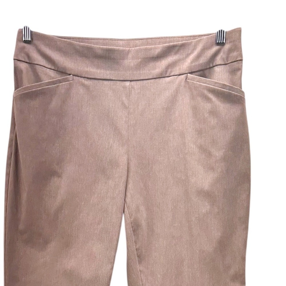 Chicos Pull On Pants‎ Gray Large Or 2 - Picture 3 of 16